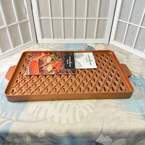 COPPER CHEF X- Design Barbecue Pan 12”x 18”  New - Picture 1 of 11